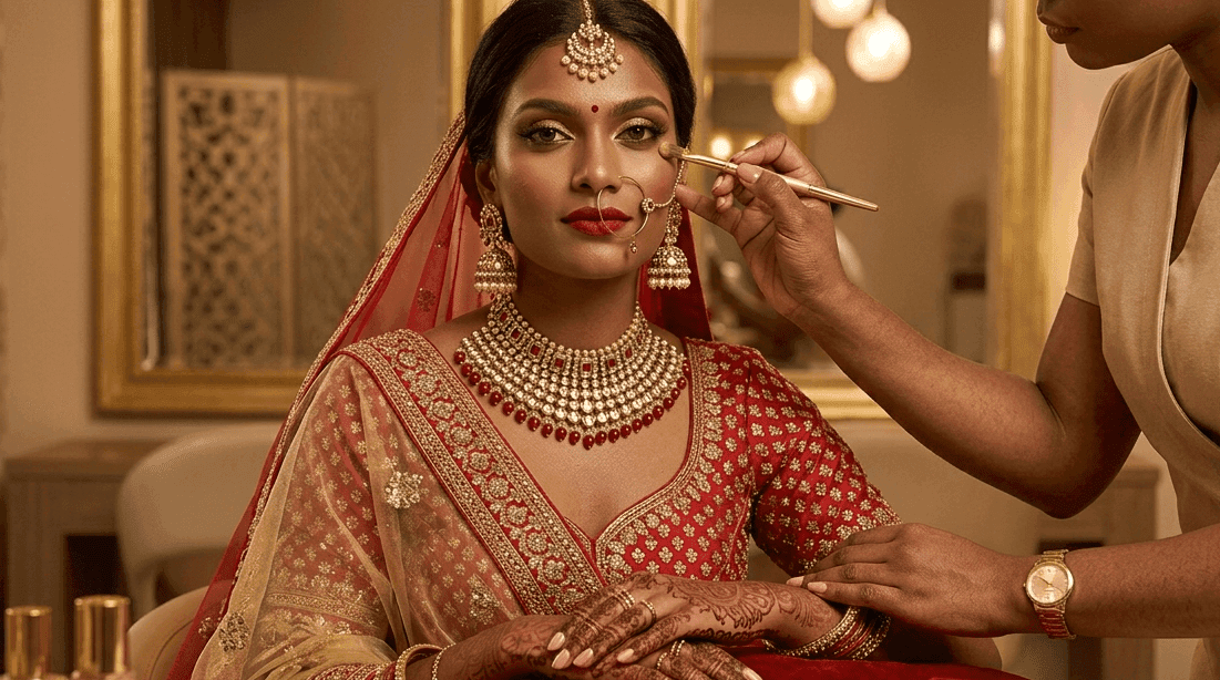 Bridal Packages services at Queens Beauty Academy KR Puram